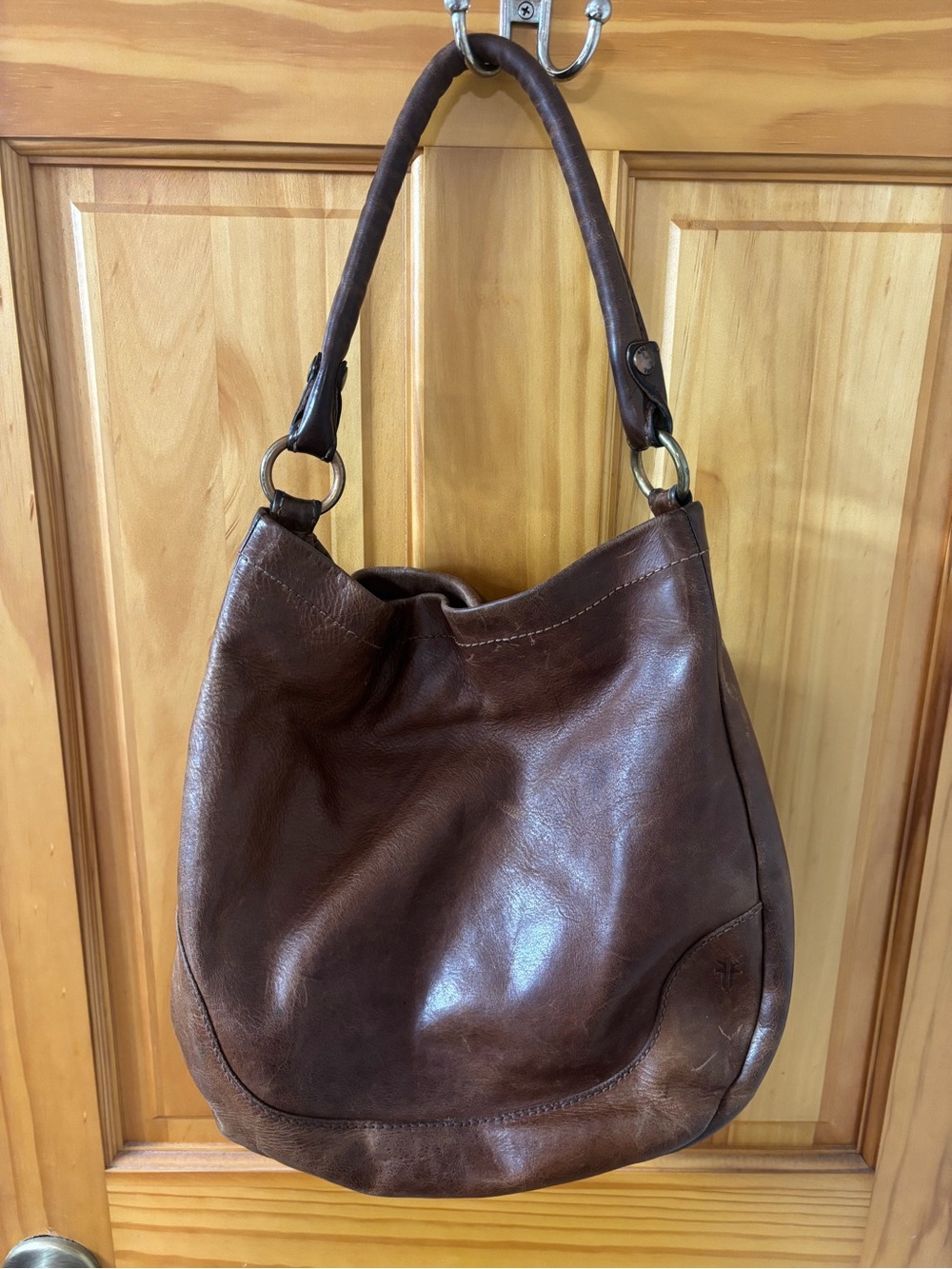 Frye Melissa Hobo Leather Bag - Picture 2 of 9